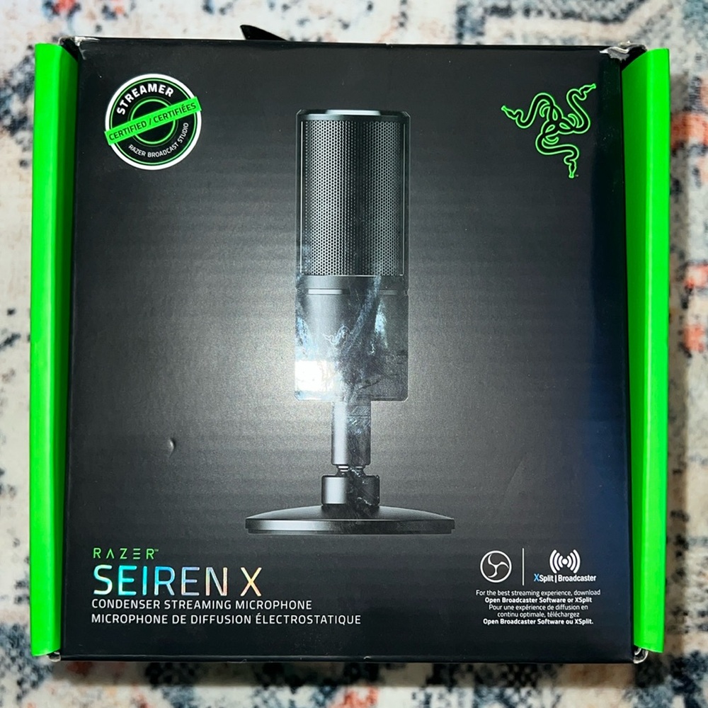 Razer Seiren X USB Streaming Microphone: Professional Grade